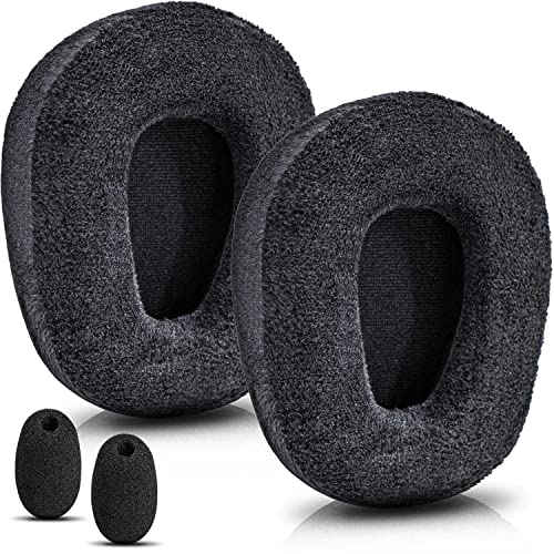 B450-XT Kit Replacement Ear Pads Cushion Compatible with B450-XT B450XT Headset I B450 XT Accessories (Soft Velour)