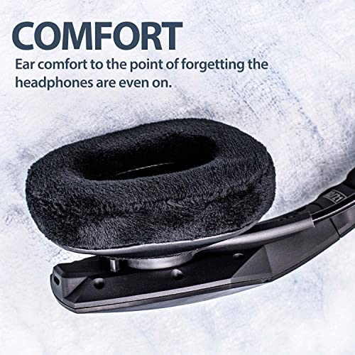 B450-XT Kit Replacement Ear Pads Cushion Compatible with B450-XT B450XT Headset I B450 XT Accessories (Soft Velour)