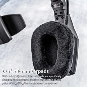 B450-XT Kit Replacement Ear Pads Cushion Compatible with B450-XT B450XT Headset I B450 XT Accessories (Soft Velour)