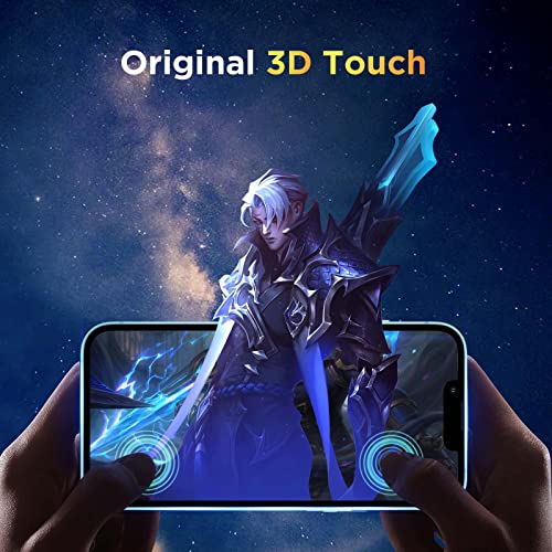 Totexil Screen Protectors for iPhone 14 Plus/13 Pro Max 6.7 inch, 3 Pack Ultra HD Screen Tempered Glass, Full Coverage, Scratch Resistant, 9H Hardness, Bubble Free, Easy Installation Tray,Case Friendly