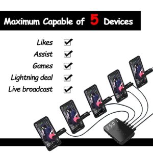Auto Clicker for Phone Screen:Undetectable Automatic Tapper for Android&IOS，Simulated Finger Continuous Clicking, Adjustable Speed Physical Clicker， Suitable for Reward Tasks ,Games, Live Broadcasts（1 Second Clickest 35 Times）