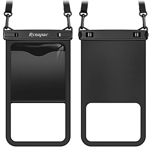 [Up to 10"] Large Waterproof Phone Pouch Bag - 2Pack, Waterproof Case Compatible with iPhone 14 Pro Max/13/12/11/XR/X/SE/8/7,Galaxy S22/S21 Google, IPX8 Cellphone Dry Bag Beach Vacation Essentials