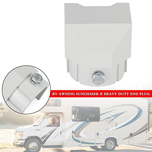 Frezon Alminum Replacement Part End Plug Solid Fit For Dometic RV Awning Sunchaser II Replacement