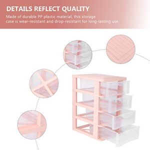 Alipis Mini Fridge 2pcs Dresser Shelf Duty Shoes Storing Stackable Makeup Layers, Four- Office~ Kids Craft with Sewing Multilayer Office Holder Clo Crafts, Small Cube Accessories Shoe Organizer