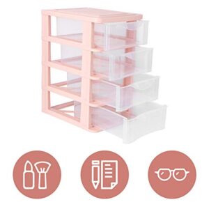 Alipis Mini Fridge 2pcs Dresser Shelf Duty Shoes Storing Stackable Makeup Layers, Four- Office~ Kids Craft with Sewing Multilayer Office Holder Clo Crafts, Small Cube Accessories Shoe Organizer