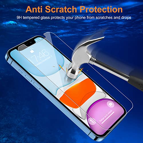 Degeyoyo Tempered Glass Screen Protector Compatible with iPhone 12/12 Pro 6.1 Inch, iPhone 12/12 Pro Screen Protector with Alignment Tool, Ultra HD, Case Friendly, Easy Install [3 Pack]