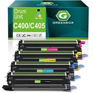 greenbox remanufactured c400 c405 drum unit replacement for xerox 108r01121 drum for phaser 6600 6655 versalink c400 c405 (1 pack, 60,000 pages, no toner)