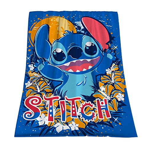 Anime Blanket Cartoon Throw Blanket for Kids and Adults Ultra Soft Flannel Blankets for Couch, Bed and Sofa 50"x60"