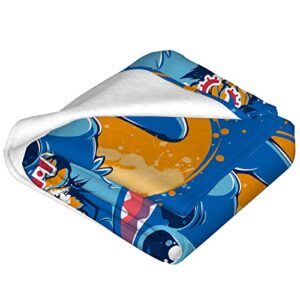 Anime Blanket Cartoon Throw Blanket for Kids and Adults Ultra Soft Flannel Blankets for Couch, Bed and Sofa 50"x60"