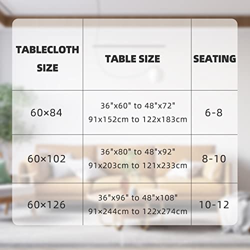 Dekoresyon 2 Pack Rectangle Tablecloth 60 x 102 Inch, Stain and Wrinkle Resistant Washable Polyester Table Cloth, Decorative Table Cover for Dining Table, Parties and Wedding, Black