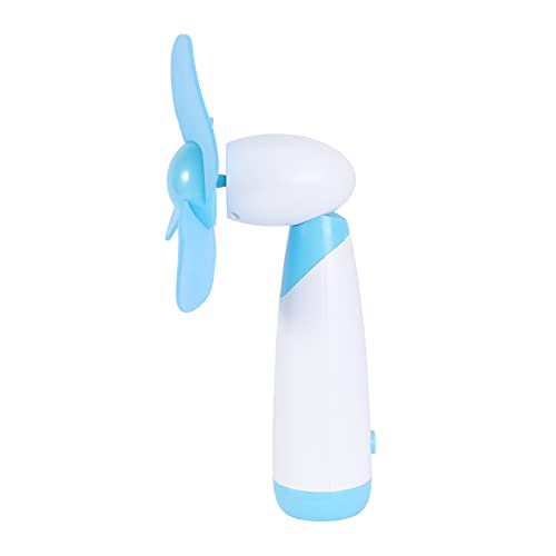 Homoyoyo Portable Fan 2pcs Adjustable Held Fans, Design- Quality & Foam Blue, Hand Use Lovely Summer Not Operated: Fan,portable Fan, Powered, Cooling Men and Stylish Fan Portable Indoor Fans Desk Fan