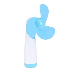 Homoyoyo Portable Fan 2pcs Adjustable Held Fans, Design- Quality & Foam Blue, Hand Use Lovely Summer Not Operated: Fan,portable Fan, Powered, Cooling Men and Stylish Fan Portable Indoor Fans Desk Fan