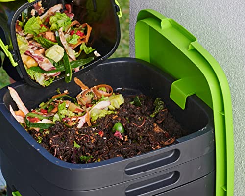 MAZE Three Level Worm Farm Compost Bin with Plastic Extension Legs