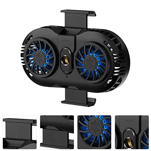 3pcs Gaming Heat Semiconductor Radiator to for Vlog Live Device Inches Smartphone Fan Cooler- Compatible Cell Chip Phone Semi-Conductor Black Pone Cooling Outdoor Streaming Sink