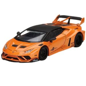 Toy Cars Lambo Huracan GT LB Works Arancio Borealis Orange Met w/Gray Met Top Ltd Ed to 5400 pcs 1/64 Diecast Model Car by True Scale Miniatures MGT00355