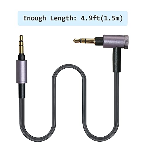 MQDITH WH-1000XM5 Replacement Headphone Cable Compatible with Sony WH-1000xm5 WH-1000xm4 WH-1000xm3 WH-1000xm2,Cord fit for Sony MDR-XB950BT MDR-XB950N1 MDR-ZX770BN WH-xb910n WH-CH700N Headphone