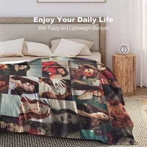 Rwillppycfei Best Lana Music Del Theme Rey Throw Blanket, Flannel Fleece Blankets and Throws for Better Sleep, Large Air Conditioned Blanket 40"x50"