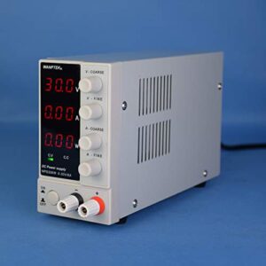 DC Power Supply Variable 0-30V 0-6A 180W Adjustable Switching Regulated Power Supply Digital Power Supply with High Precision 4-Digits Display