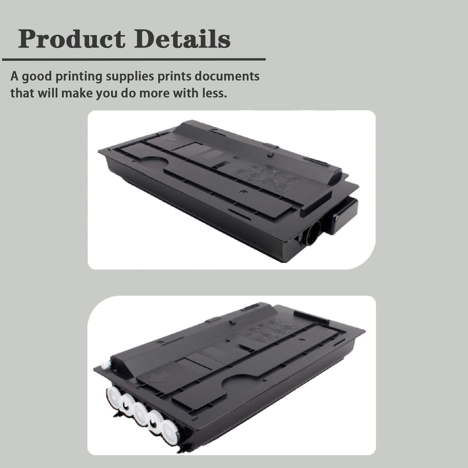MYSEC Black Toner Cartridge TK- 7120 7121 7125 7127 7129 Compatible for Kyocera TASKalfa 3212i Printer Cartridge