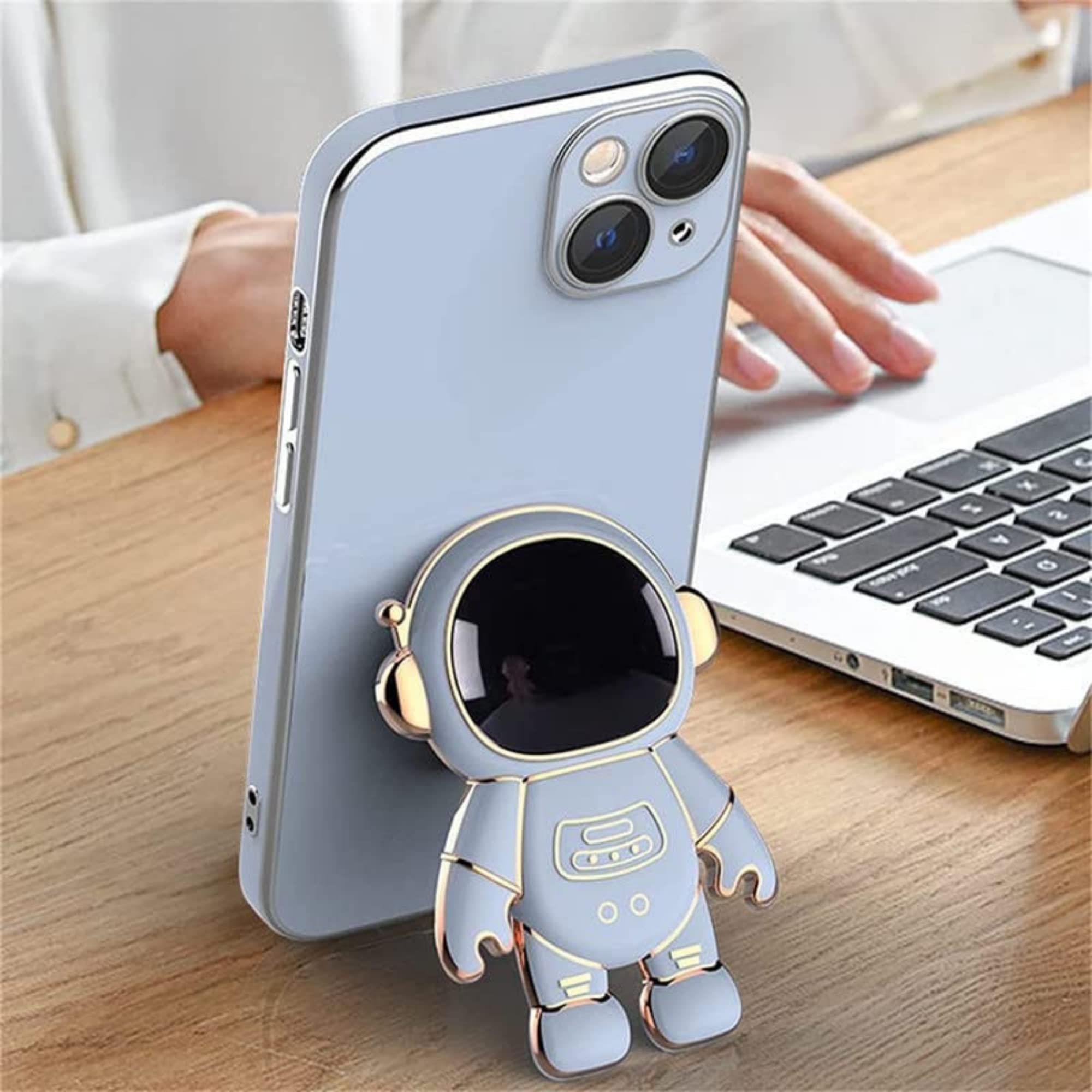 3 Pack - Astronaut Phone Ring Holder Finger Kickstand | Cute Foldable ABS Space Phone Back Grip Smartphone Hidden Stand | Compatible with All Phones and Tablets for Girls Women and Men