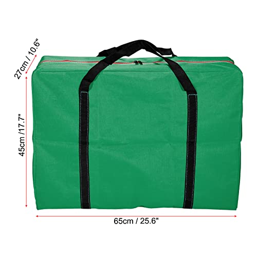 PATIKIL Closet Storage Bags, 80L Capacity Large Waterproof Moving Storage Bag Totes with Strong Handles for Home Camping, Green