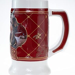 2022 Budweiser Limited Edition Collectors SERIES #43 Clydesdale Holiday Stein - Ceramic Beer Mug - Christmas Gift for Men, Father, Husband - Collectable Room Decor for Den, Man Cave, Home Bar