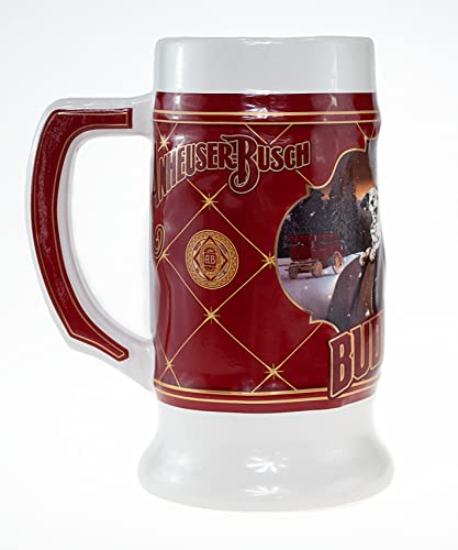 2022 Budweiser Limited Edition Collectors SERIES #43 Clydesdale Holiday Stein - Ceramic Beer Mug - Christmas Gift for Men, Father, Husband - Collectable Room Decor for Den, Man Cave, Home Bar