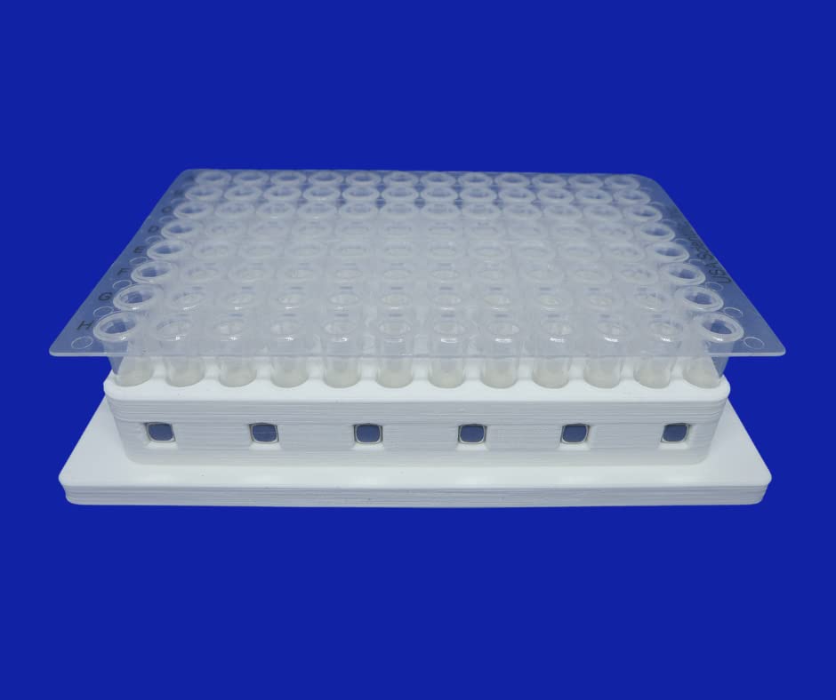 Magnetic Rack Separator for DNA, RNA or Protein Purification, Made in 96 Wells Format (SBS Footprint)
