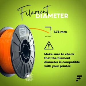 Filament 1.75mm PLA, 3D Printer Filament, Filament 1 KG Spool, Filament PLA Dimensional Accuracy 0.03 mm, 3D Printing Filament, 3D Filament PLA (Crystal)