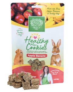 small pet select healthy snackers mini cookies- apple banana, 2 oz