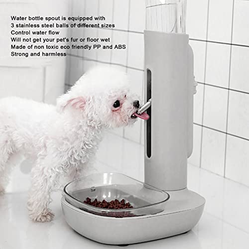 Tnfeeon Automatic Dog Water Bowl Dispenser for Cat Pet Animal,Dog Standing Water Dispenser Bowl Automatic Detachable Pet Drinking Feeder for Dogs Cats 680ml