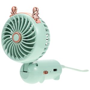 TENDYCOCO Handheld Fan 2sets Cartoon for Outdoor Hand Portable Functional Charging Cooling Multi- Small Women Fan Lightweight Desktop of Pocket Fans Multifunctional Men, Desk Portable Fan