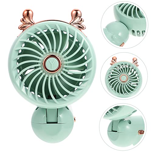 TENDYCOCO Handheld Fan 2sets Cartoon for Outdoor Hand Portable Functional Charging Cooling Multi- Small Women Fan Lightweight Desktop of Pocket Fans Multifunctional Men, Desk Portable Fan