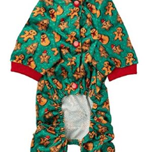 FuzzYard Cookies for Santa Christmas Snowman Gingerbread Pet Dog Premium Super Soft Pajamas (Size 3)