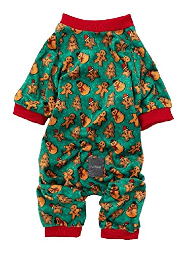 FuzzYard Cookies for Santa Christmas Snowman Gingerbread Pet Dog Premium Super Soft Pajamas (Size 3)