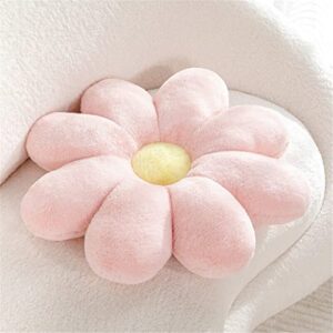 HXIYAN Sunflower Cushion Sofa, Living Room, Flower Pillow, Floating Window Decoration, Household furnishings, Bedside Pillow, Plush (23.6in, Pink)