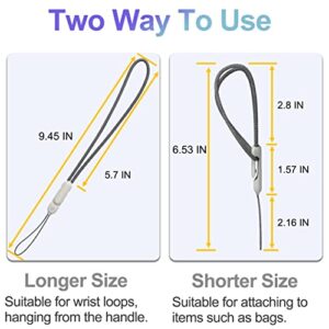 MOLESS Lanyard Compatible with AirPods Pro 2, Anti-Drop Accessories Lanyards for Apple Airpods Pro 2nd Generation 2022, Multifunctional Soft Braided Cord As Wrist Loop Or Attaching Strap (Gray)