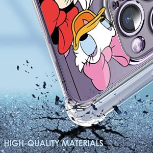 Coralogo for iPhone 14 Pro Max TPU Case Cute Cartoon Kawaii Character Funny Unique Fashion Fun Stylish Soft Cases Girls Girly Women Kids Phone Cover for iPhone 14 Pro Max 6.7 Inches(Dishini Family)