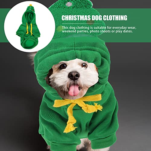 PATKAW Pet Santa Costume Chinese New Year Dog Costumes Santa Claus Pet Coat Spring Festival Cat Suit Christmas Warm Winter Dog Clothes Puppy Lunar New Year Party Dress