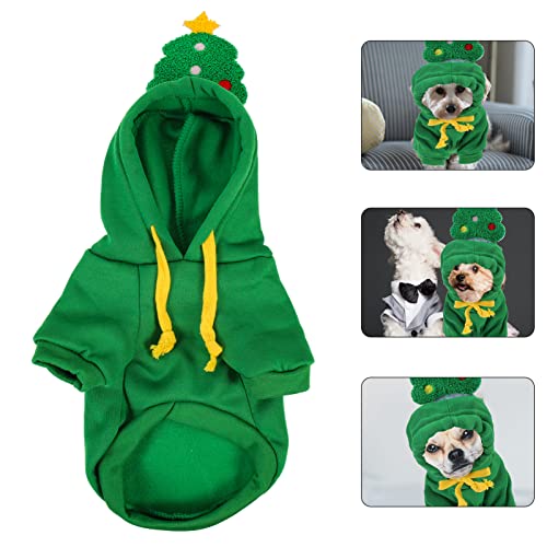 PATKAW Pet Santa Costume Chinese New Year Dog Costumes Santa Claus Pet Coat Spring Festival Cat Suit Christmas Warm Winter Dog Clothes Puppy Lunar New Year Party Dress