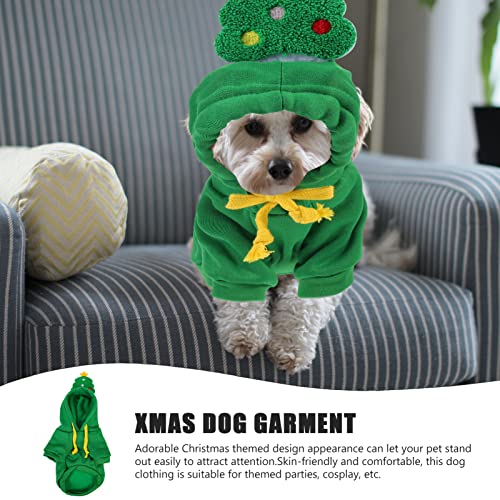 PATKAW Pet Santa Costume Chinese New Year Dog Costumes Santa Claus Pet Coat Spring Festival Cat Suit Christmas Warm Winter Dog Clothes Puppy Lunar New Year Party Dress