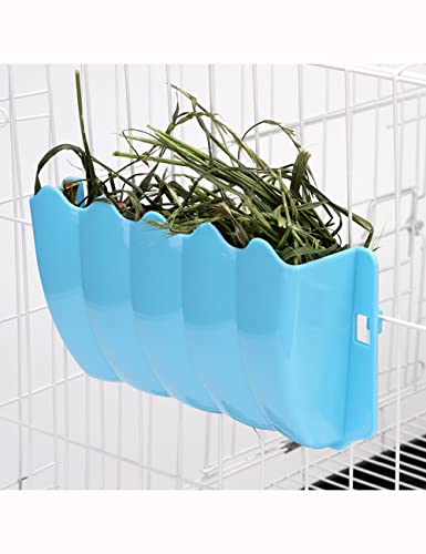 4Pcs Bunny Hay Feeder Guinea Pig Hay Holder Less Wasted Hay Rack Manger Rabbit Food Dispenser for Small Pets Guinea Pig Rabbit Chinchilla