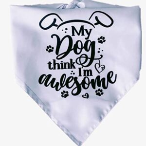 ming heng funny cute white pet dog bandana scarf,dog wedding bandana,pet scarf accessories for dog lovers owner gift