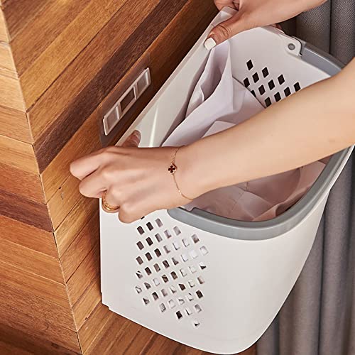 Laundry Hamper, Large Storage Basket Sorter 3 Tiers Organizer for Dirty Clothes Toys Towel,Heavy Duty Laundry Cart Baskets with Wheels in Laundry Room Organization