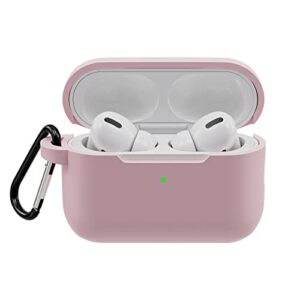 ltdxyd for airpods pro 2nd generation case cover 2022 with keychain, full protective silicone skin cover shock-absorbing protective accessories for apple latest airpods pro 2 case (pink)