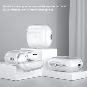 for Airpods Pro 2 Case，for Airpods Pro 2 Cases Wireless Earphone Protective Case Soft Silicone Headphones Cover Portable Ear Buds Protection (Transparent)