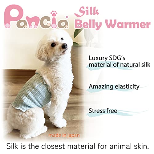 Pancia Silk Pet Belly Warmer (S, Pink)