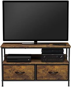 sorbus tv stand dresser with 2 drawers - television riser chest with storage - bedroom, living room, closet, & dorm furniture