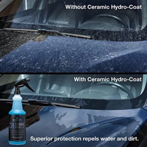 Suds Lab CH Ceramic Hydro-Coat, Hydrophobic Car Sealant, Water Activated Spray, Easy To Use Water and Dirt Repelling Finish Treatment For All Vehicles, High Gloss Spot Free Shine 32 oz.