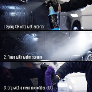 Suds Lab CH Ceramic Hydro-Coat, Hydrophobic Car Sealant, Water Activated Spray, Easy To Use Water and Dirt Repelling Finish Treatment For All Vehicles, High Gloss Spot Free Shine 32 oz.